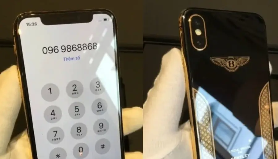 iPhone X Bentley Edition, un gioiello elegante in oro 18 carati
