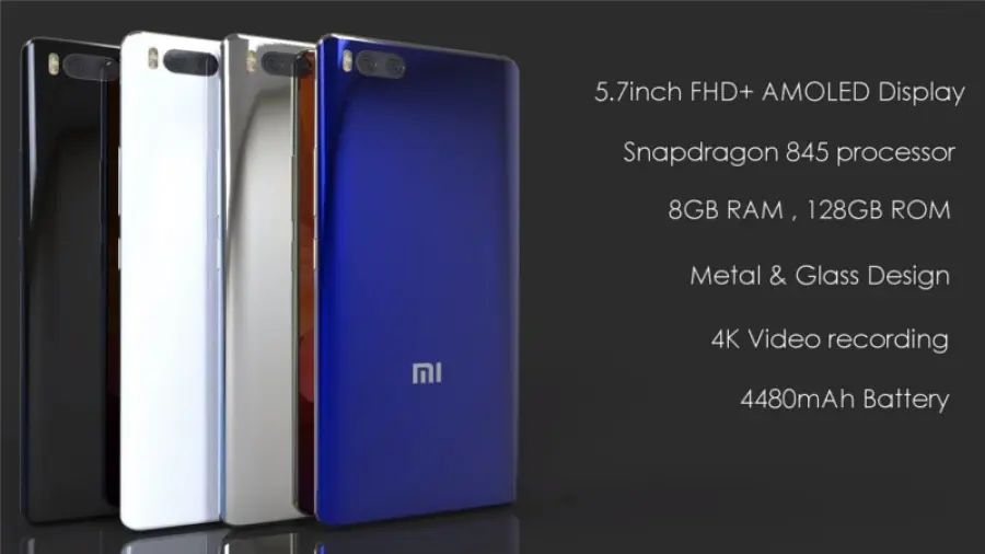 Uno Xiaomi Mi 7 esagerato in questo nuovo concept