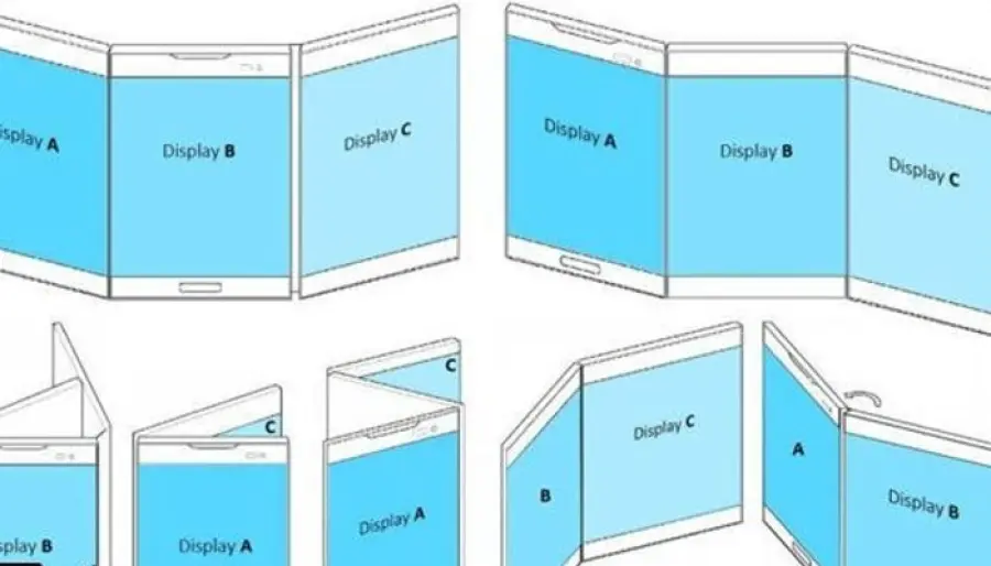 LG brevetta uno smartphone/tablet con 3 schermi