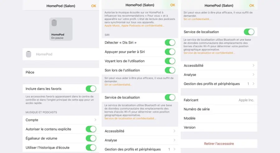 HomePod ci mostra per la prima volta le sue impostazioni
