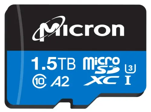 Micron presenta la prima MicroSD al mondo da 1,5 TB