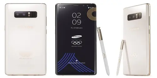 Galaxy Note 8 si fa bello per le Olimpiadi 2018