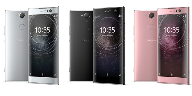 Sony Xperia XA2 e Xperia L2 presentati al CES 2018