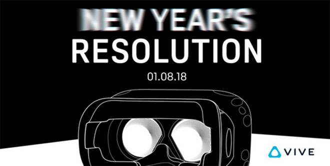 Il nuovo HTC Vive 2018 sarà presentato al CES 2018