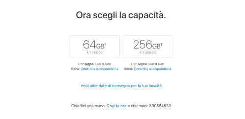 iPhone X disponibile da subito in Apple Store