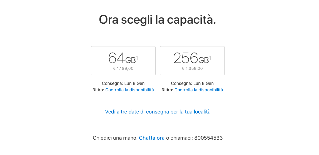 iPhone X disponibile da subito in Apple Store