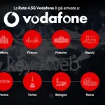Vodafone lancia la rete 4.5G a 900Mbps a Roma