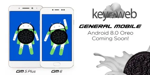 General Mobile GM6 si aggiorna ad Android 8.0 Oreo