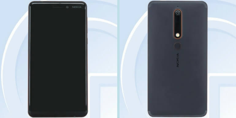 Nokia 6 (2018) certificato dal TENAA: display con rapporto 18:9