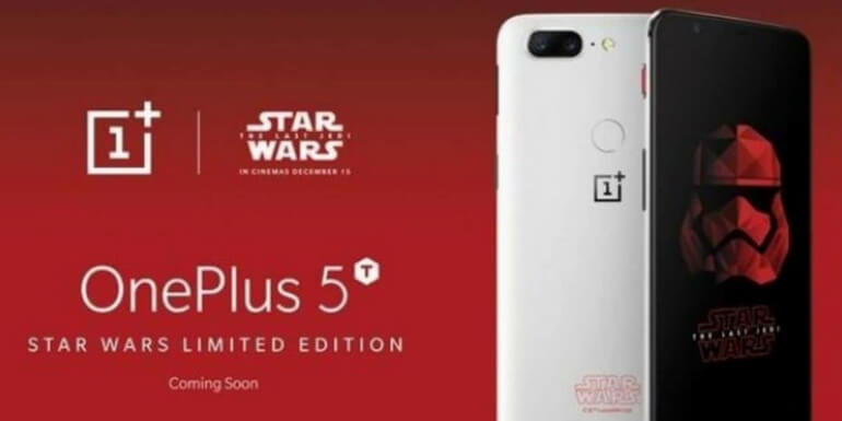 OnePlus 5T Star Wars Edition arriva in Europa