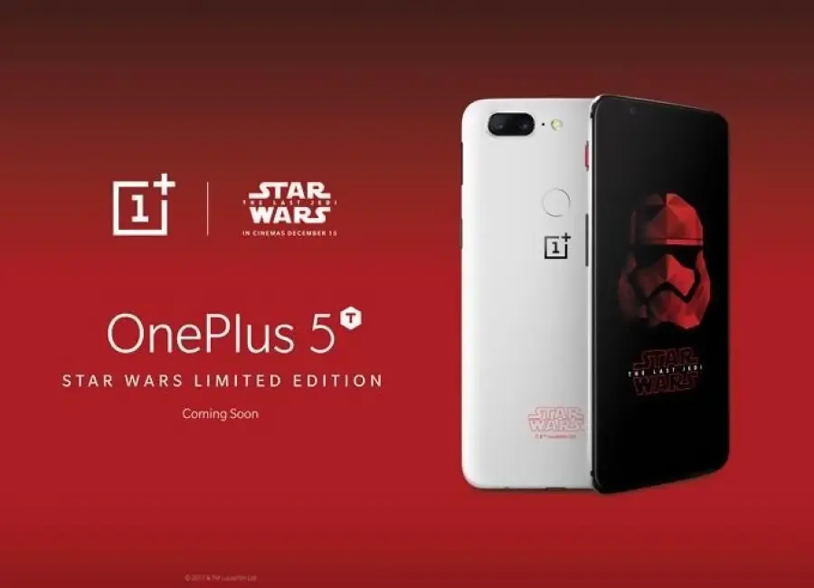 OnePlus 5T: ufficiale la versione dedicata a Star Wars