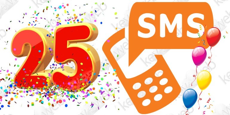 25 anni di SMS, ecco il 