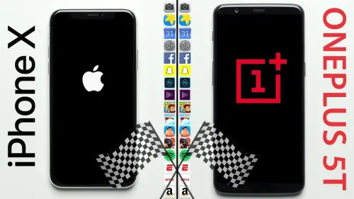 iPhone X vs OnePlus 5T: Speed test