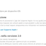 Apple aggiorna la sua app “supporto”