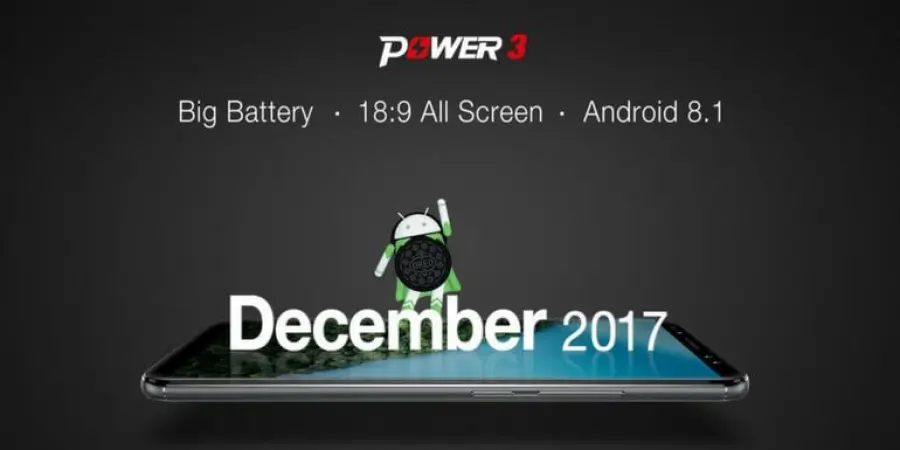 Ulefone Power 3 in arrivo con batteria da 6.100 mAh e Android 8.1 Oreo