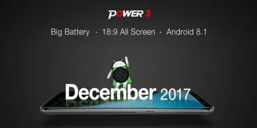 Ulefone Power 3 in arrivo con batteria da 6.100 mAh e Android 8.1 Oreo