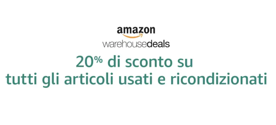 Black Friday: Amazon sconta al 20% tutti i prodotti ricondizionati