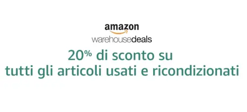 Black Friday: Amazon sconta al 20% tutti i prodotti ricondizionati