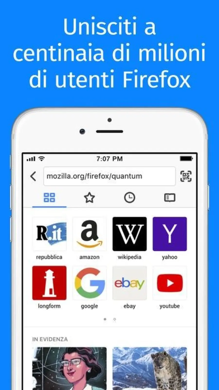 Il nuovo Mozilla Firefox 
