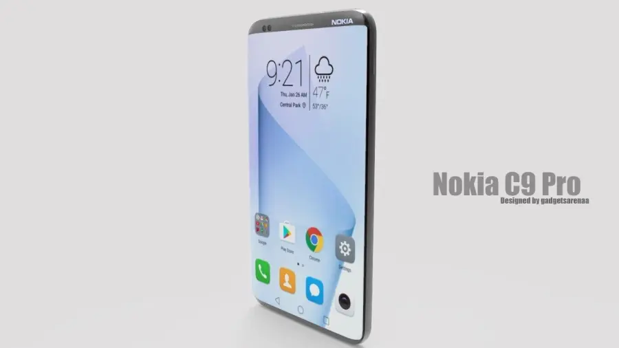 Nokia C9 Pro, un immaginario dispositivo con batteria da 4000 mAh