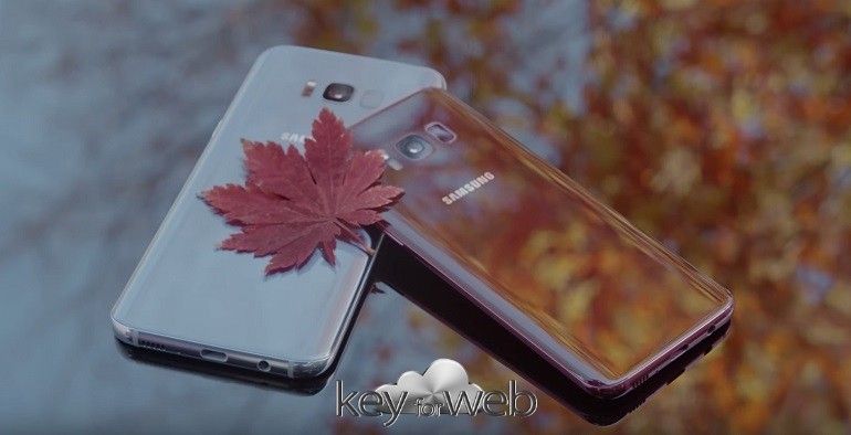 Galaxy S8 si veste di rosso con la splendida colorazione Burgundy Red