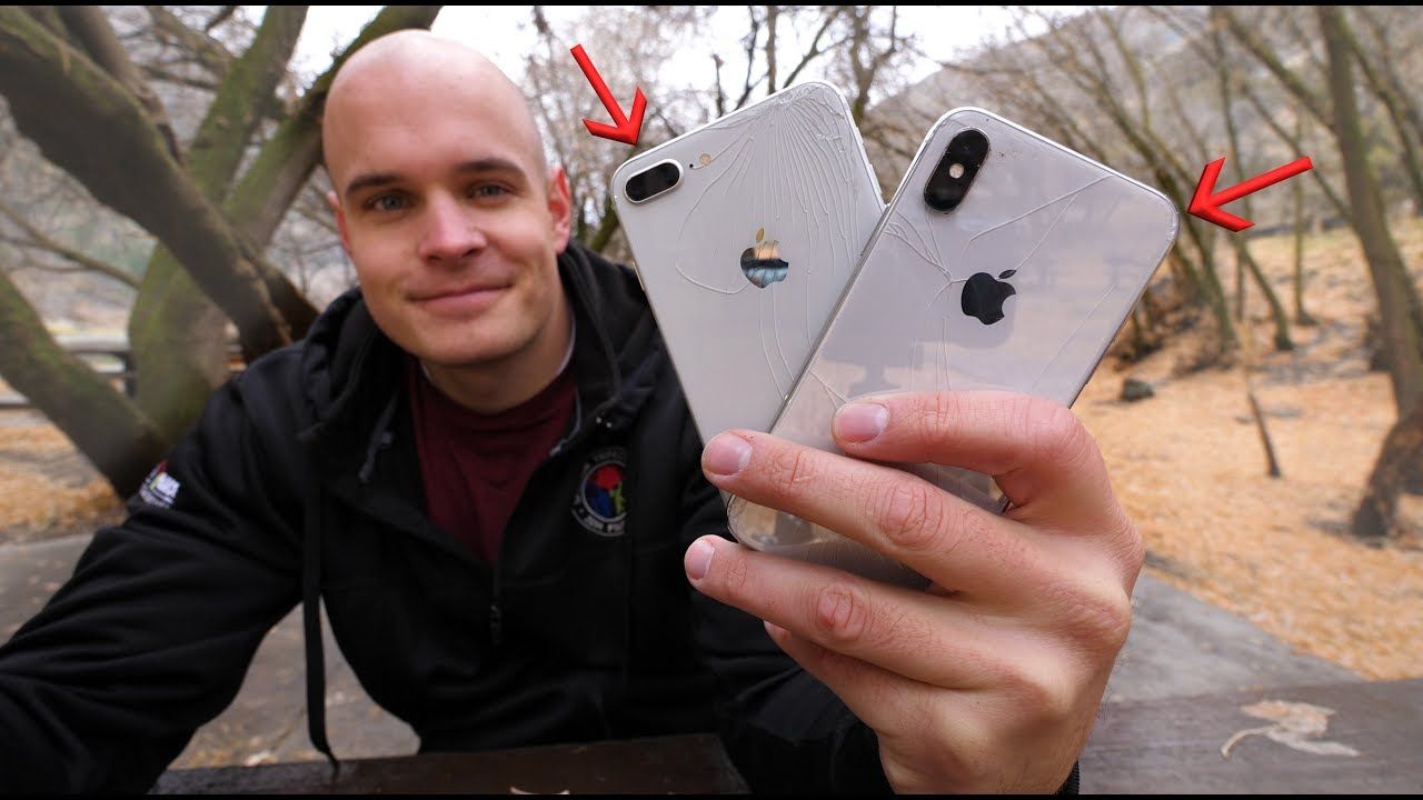 JerryRigEverything rompe iPhone X ed iPhone 8 in un nuovo drop test