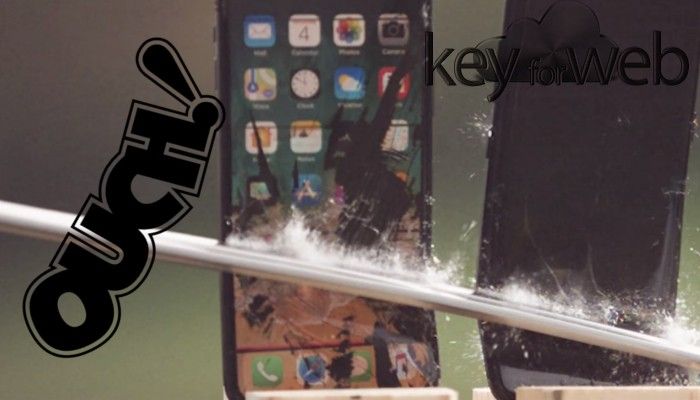 iPhone X vs Galaxy S8 distrutti da un Samurai