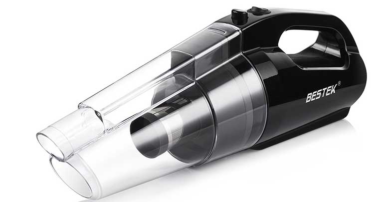 Aspirapolvere portatile Bestek, utile per l'auto e non solo