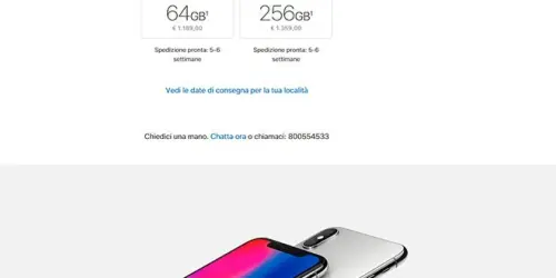 iPhone X, preordini subito spazzolati: slittano le consegne