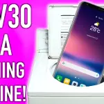 LG V30, il top gamma in un incontro ravvicinato con la lavatrice