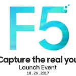 Oppo F5 sarà lanciato il 26 ottobre con display da 6 pollici e rapporto 18:9