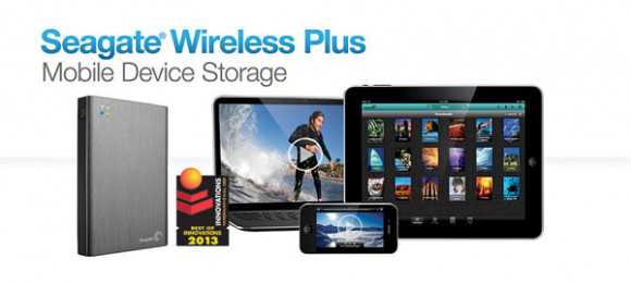 Ces 2013: Seagate presenta il Wireless Plus, hard disk da 1Tb Wifi