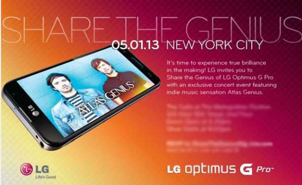 Lg Optimus G Pro verrà presentato negli Stati Uniti il 5 Maggio. Quando in Europa?