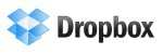 Dropbox logo nero