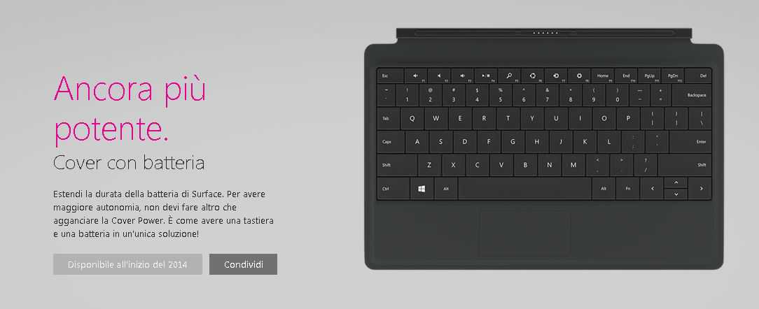 SurfacePro Cover Battery