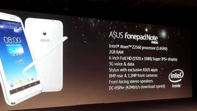 IFA 2013 | ASUS Presenta FonePad Note 6