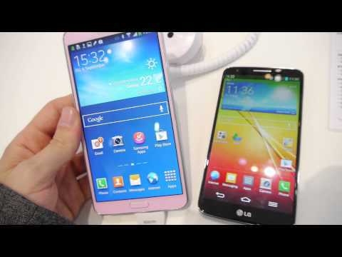 Video confronto rapido: LG G2 vs Samsung Galaxy Note 3