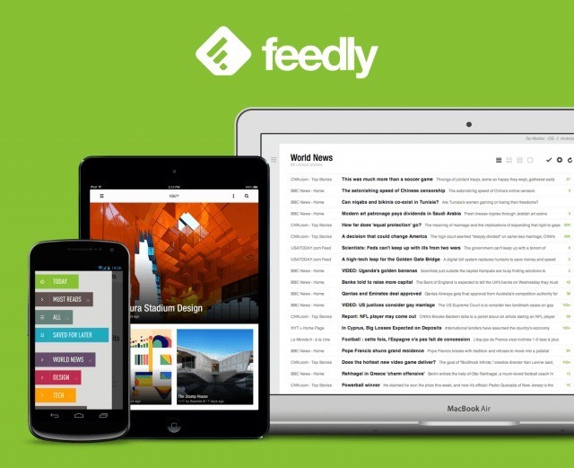 Feedly riceve l’aggiornamento, con Supporto per KitKat