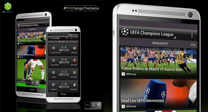 HTC presenta la sua nuova app HTC FootballFeed
