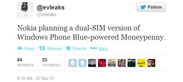 Nokia Dual-Sim Evleaks