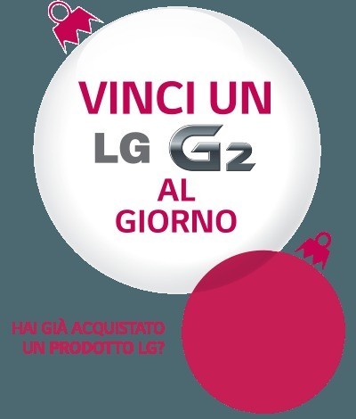 Vinci un LG G2 ogni giorno