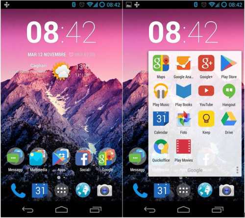 Nova Launcher 2.3 Beta 1 da un primo assaggio di KitKat