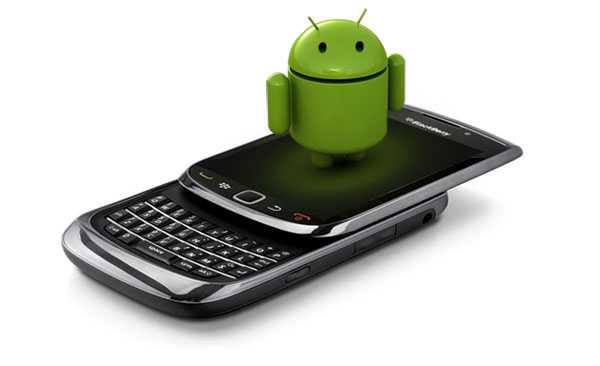 I dispositivi BlackBerry disporranno delle applicazioni Android