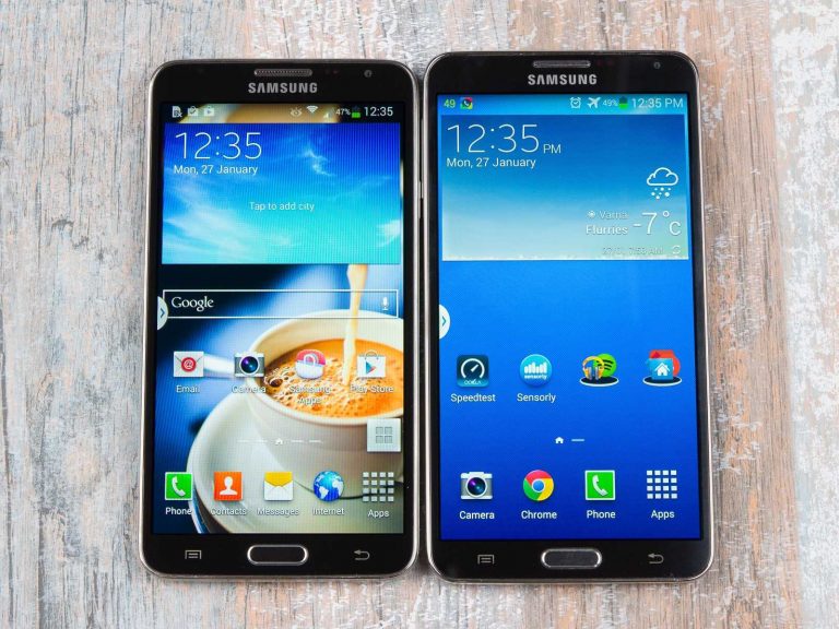Galaxy Note 3 Neo a confronto con Galaxy Note 3