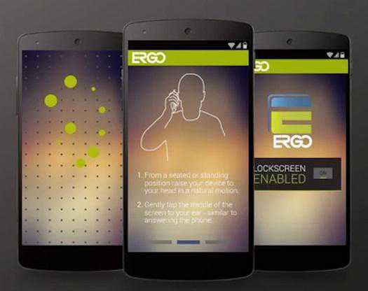 Ergo: la prima app che sblocca il telefono con l’orecchio!!!!