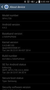 Galaxy S4 Android 4.4.2