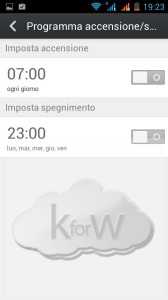 Screenshot impostazioni NGM Dynamic Maxy