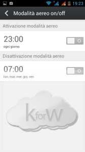 Screenshot impostazioni NGM Dynamic Maxy
