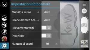 Screenshot fotocamera NGM Dynamic Maxy
