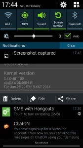 Galaxy s4 Kitkat 4.4.2_